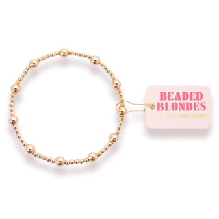 Lively Bracelet in Gold | Beaded Blondes