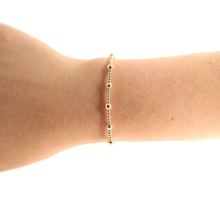 June Bracelet in Gold | Beaded Blondes