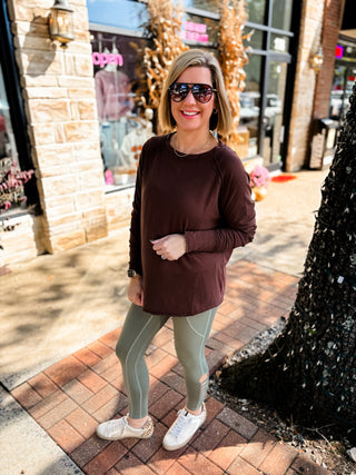 Olive Luxe Lattice Leggings
