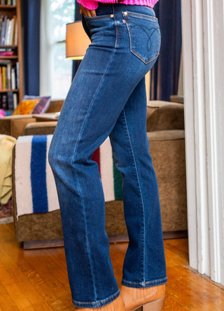 Vintage Wash Thermal Straight | Judy Blue