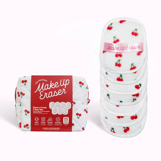 Cherry Crush 7 Day Makeup Eraser Bag Set