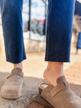 Dark Wash Crop Straight Jeans | Risen