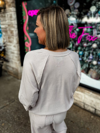 Everyday Taupe Henley