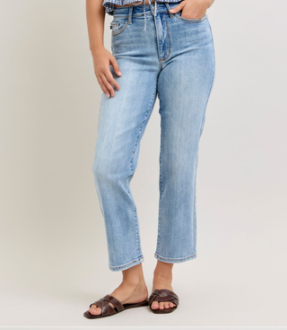 Everyday Ankle Straight Light Wash Jean | Judy Blue