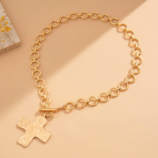 Golden Grace Toggle Necklace