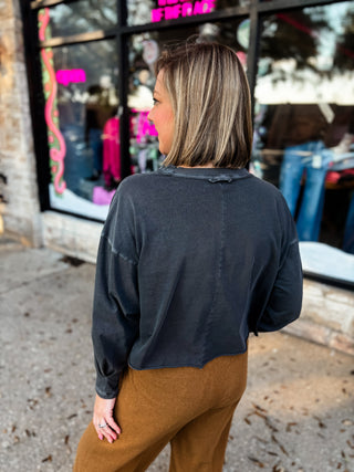 Black Pigment Play Tee