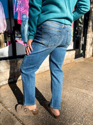 Everyday Ankle Straight Medium Wash Jean | Judy Blue