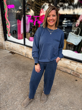 Mineral Wash Terry Cocoon Pants | Multiple Colors