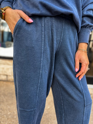 Mineral Wash Terry Cocoon Pants | Multiple Colors