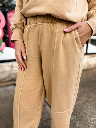 Mineral Wash Terry Cocoon Pants | Multiple Colors