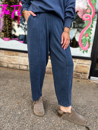 Mineral Wash Terry Cocoon Pants | Multiple Colors