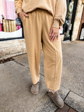 Mineral Wash Terry Cocoon Pants | Multiple Colors