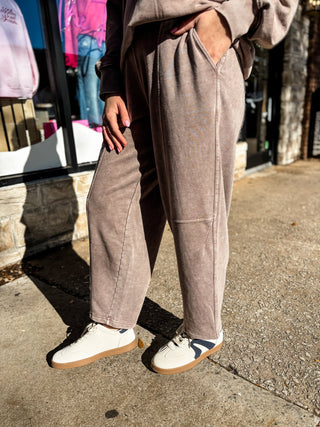 Mineral Wash Terry Cocoon Pants | Multiple Colors