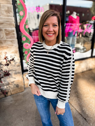 Classic Comfort Stripe Sweater