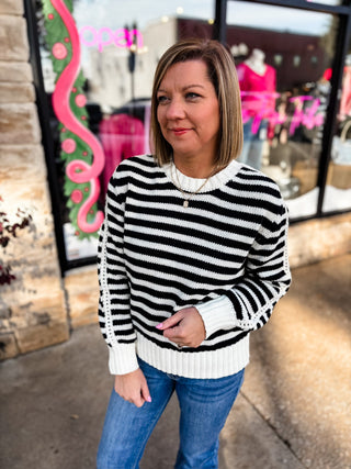 Classic Comfort Stripe Sweater