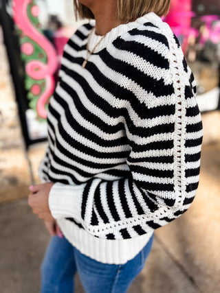 Classic Comfort Stripe Sweater