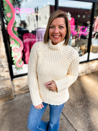 Ivory Heirloom Knit Sweater