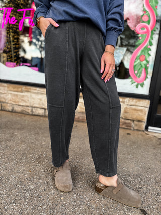 Mineral Wash Terry Cocoon Pants | Multiple Colors
