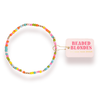 Rainbow Sprinkle Bracelet | Beaded Blondes