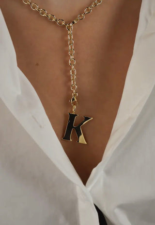 Gold All American Initial | Sis Kiss