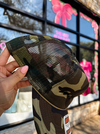 Mama Camo Embroidered Hat