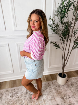 Light Wash Rigid Magic Distressed Cut Off Shorts | Judy Blue