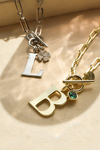 Gold All American Initial | Sis Kiss
