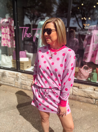 Pink Sweet Spot Skort Set