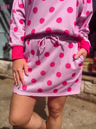 Pink Sweet Spot Skort Set