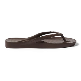 Chocolate Brown - Archies Arch Support Flip Flops