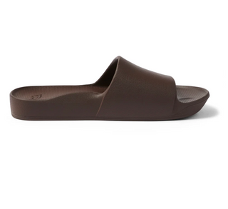 Chocolate Brown - Archies Arch Support Slides