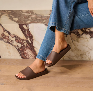 Chocolate Brown - Archies Arch Support Slides