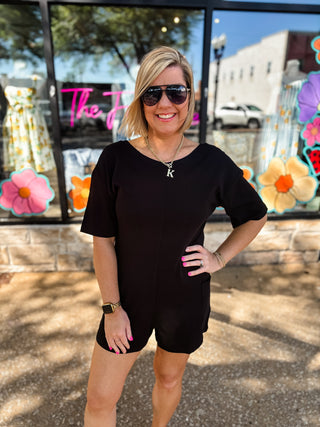 Black Flip It & Go Romper