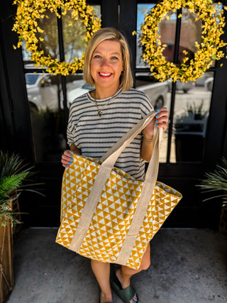 Lemon Groves Handcrafted Canvas Bag