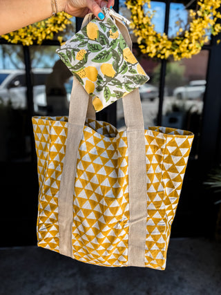 Lemon Groves Handcrafted Canvas Bag