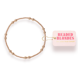 Bethani Bracelet in Gold | Beaded Blondes