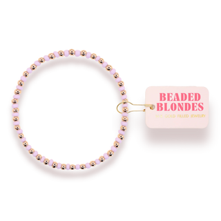 Lilac Demi Bracelet | Beaded Blondes