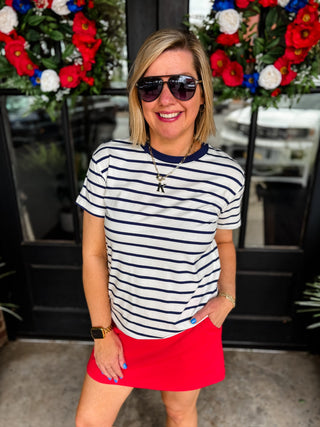 Navy Classic Line Tee