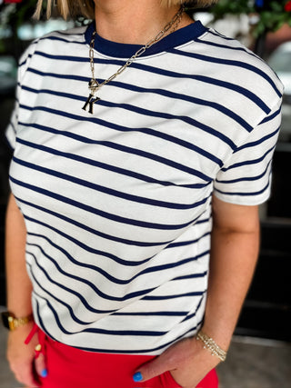 Navy Classic Line Tee