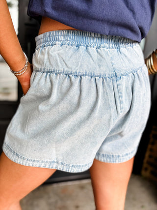 Vintage Days Chambray Shorts