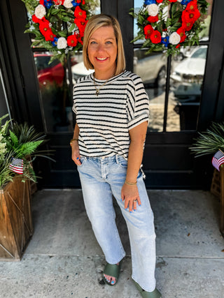 Relaxed Crop Barrel Jeans | Risen