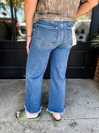 Downtown Crop Tummy Control Straight Leg Jeans | Risen