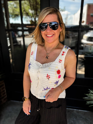 Wildflower Knit Tank