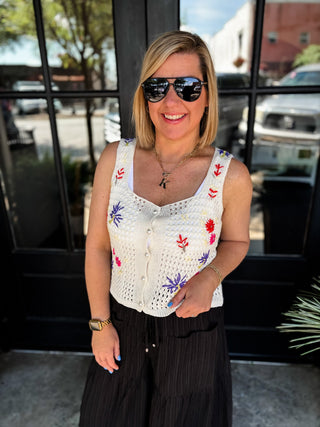 Wildflower Knit Tank
