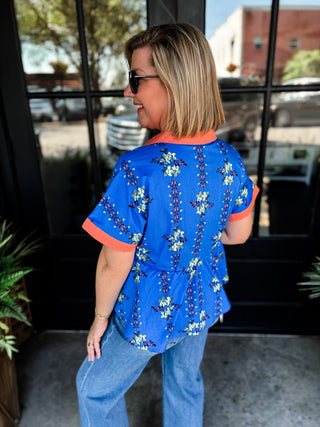 Bluebell Breeze Peplum