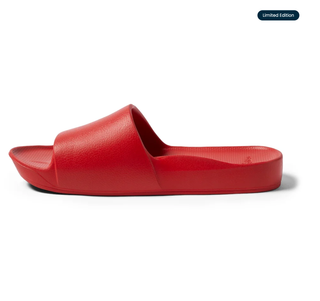 Limited Edition Chili Red - Archies Arch Support Slides
