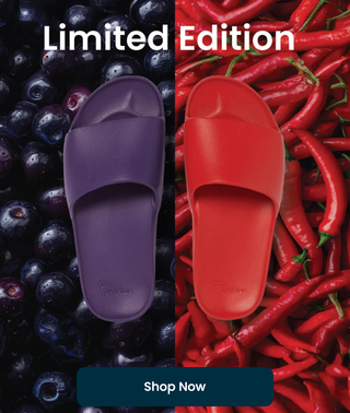 Limited Edition Chili Red - Archies Arch Support Slides