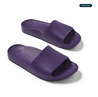 Limited Edition Acai Purple - Archies Arch Support Slides