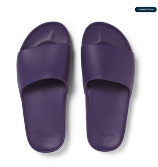 Limited Edition Acai Purple - Archies Arch Support Slides