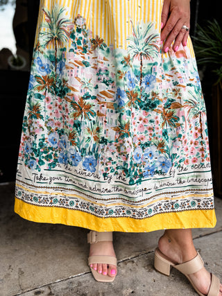 Boardwalk Breeze Midi Skirt